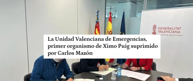 Qué era la Unidad Valenciana de Emergencias, la ‘UME valenciana’ que cerró el actual Gobierno de Carlos Mazón