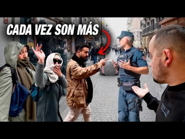 La policía desbordada antes las mafias carteristas en Madrid