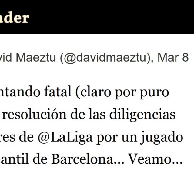 Se está contando fatal (claro por puro interés) la resolución de las diligencias preliminares de  @LaLiga  por un juzgado de lo mercantil de Barcelona...