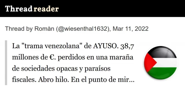 La "trama venezolana" de AYUSO