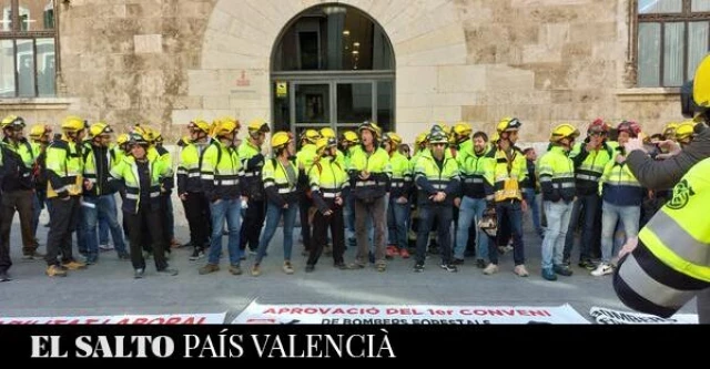Los bomberos forestales del País Valencià exigen condiciones dignas entre recortes y desafíos climáticos