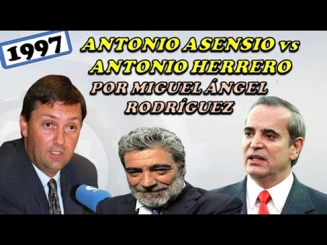 Hemeroteca: Amenazas de Miguel Ángel Rodríguez a Antonio Asensio le enfrentan con Antonio Herrero - 1997 -  La Hemeroteca del Buitre