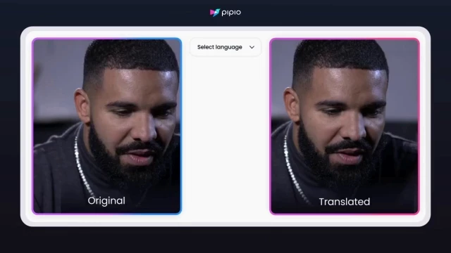 El vídeo muestra a Drake hablando inglés. De repente se repite la escena, pero en perfecto español. El doblaje con IA ha llegado a un nuevo nivel