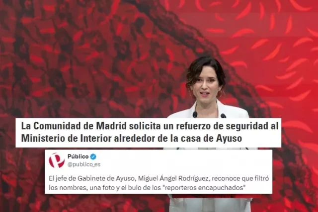"Yo pido que Interior nos defienda de Ayuso": despiporre tuitero tras la petición de reforzar la seguridad a la presidenta madrileña