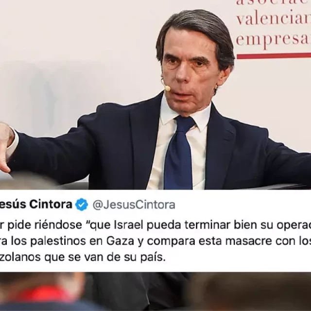 "Por donde pisa Aznar no vuelve a crecer la decencia": nuevo bochorno con sus palabras sobre la "operación" de Israel