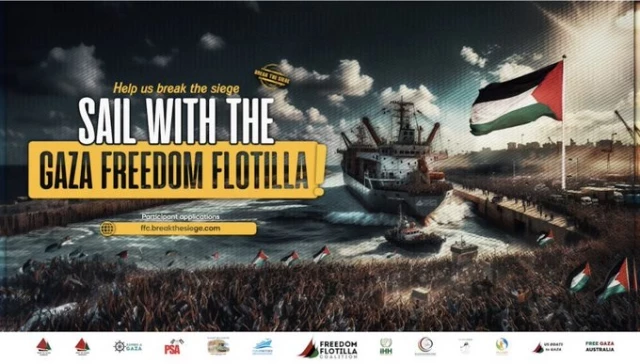 Flotilla internacional de ayuda civil para romper el asedio a Gaza