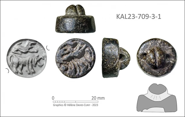 Un extraordinario sello prehistórico de hace 4000 años encontrado en la antigua ciudad de Kalba en el Golfo de Omán