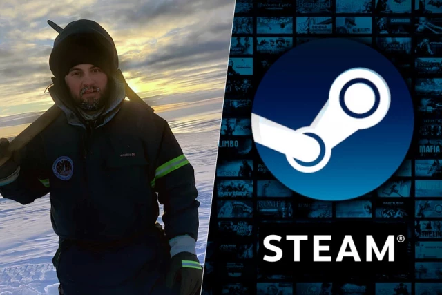 La única persona que se conecta a Steam en la Antártida es de Argentina: así se entretiene a decenas de grados bajo cero