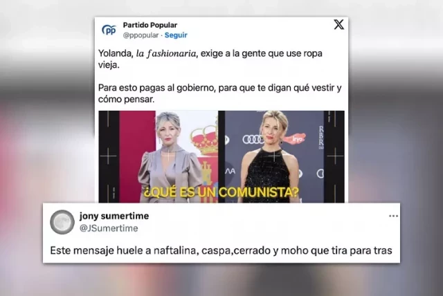 El patético vídeo del PP contra Yolanda Díaz