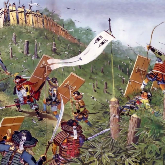 ¿Los samuráis usaban escudos?