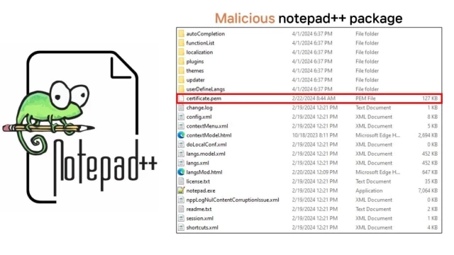 Hackers secuestran un popular plugin de Notepad++ para inyectar código malicioso [Ing]