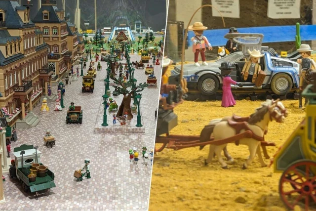 5.000 piezas y una marca de juguetes legendaria: así es la expo de Playmobil celebrada en Puertollano