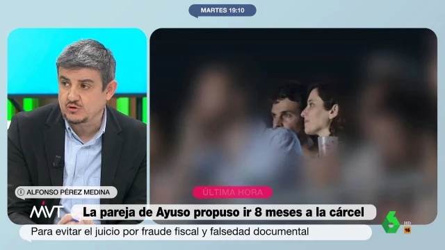 Alfonso Pérez Medina sobre el caso de la pareja de Ayuso: "Todos los mensajes de Miguel Ángel Rodríguez han quedado refutados"