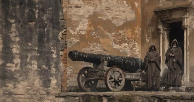Los monjes que defendían las costas de Galicia con los cañones de su monasterio