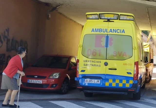 Las ambulancias de Moaña y Cangas, obligadas a ir a Vigo para repostar