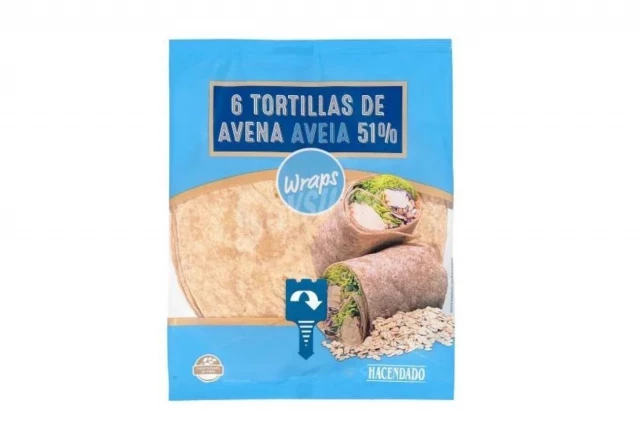 FACUA pide la retirada de las &quot;Tortillas de Avena 51%&quot; de Mercadona: en realidad, este cereal solo supone la quinta parte de su composición