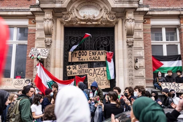Las protestas propalestinas en universidades de EE.UU. se extienden a varias ciudades de Europa