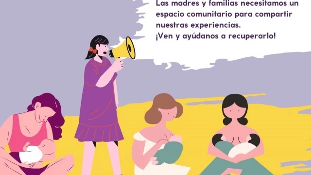 «Tetada de protesta» en Gijón para recuperar el uso de la sala de matronas en Puerta la Villa