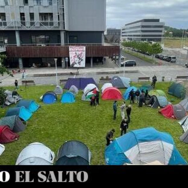 Las acampadas por Palestina llegan a las universidades públicas vascas