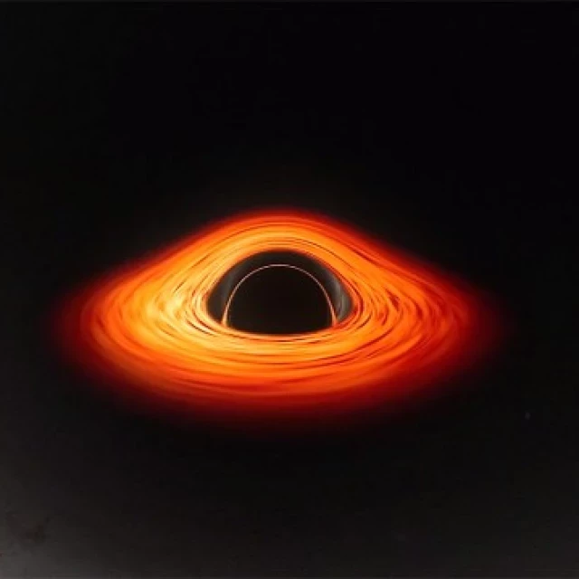 La nueva visualización del agujero negro de la NASA lleva a los espectadores más allá del límite (eng)