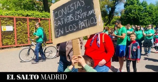 La Marea Verde vuelve a vaciar las aulas para tomar las calles de Madrid