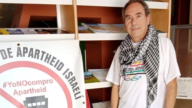 El concejal de IU de Muros de Nalón inicia un encierro para denunciar el genocidio en Gaza