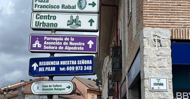 Vecinos y artistas claman en Alpedrete para mantener los nombres de Francisco Rabal y Asunción Balaguer en el callejero