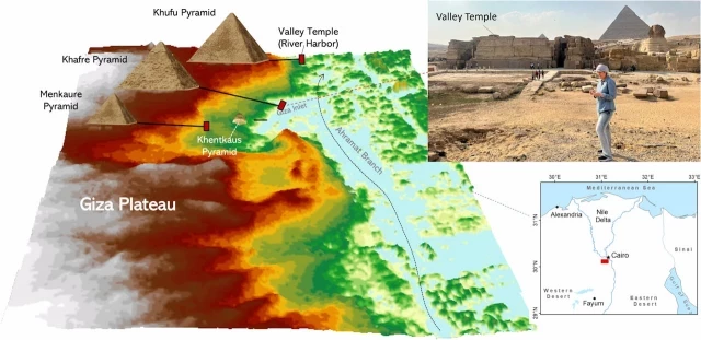Investigadores descubren por qué las pirámides de Egipto se construyeron a lo largo del Ahramat, un brazo del Nilo hoy desaparecido