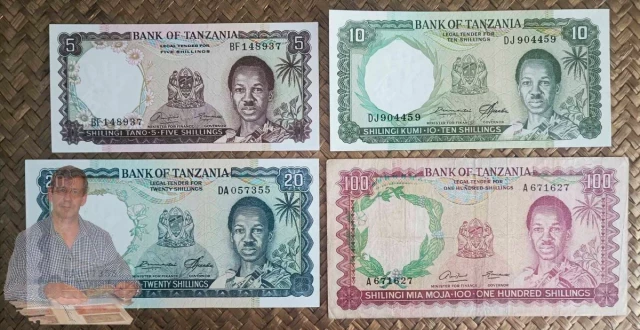 Tanzania, los 1ºs chelines de 1966 como país descolonizado