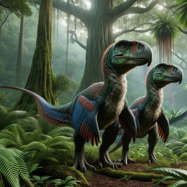 Hallado un paso oculto en la evolución de las plumas de los dinosaurios