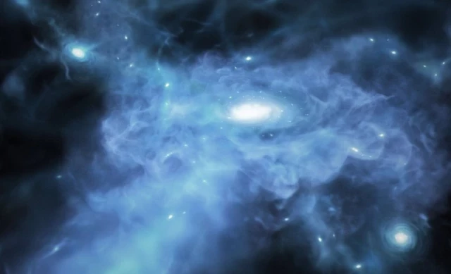 Primera visión del nacimiento de las galaxias más antiguas del universo