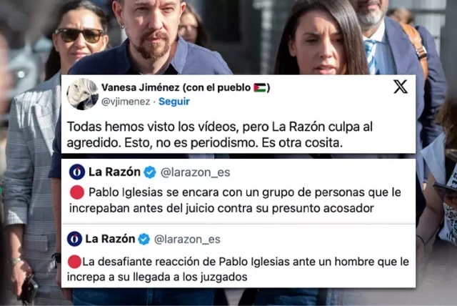 Críticas al titular de 'La Razón' tras las amenazas e insultos a Iglesias y Montero: "Esto no es periodismo, es otra cosita"