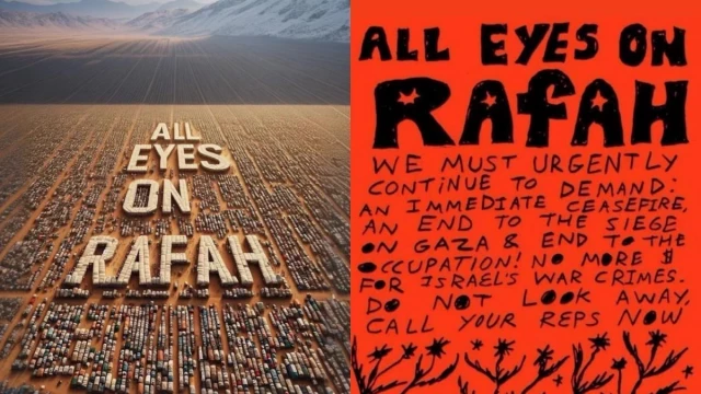 "All eyes on Rafah", la campaña viral que busca despertar conciencias sobre el conflicto Palestina-Israel."