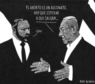 Viñeta de Riki Blanco: Abascal-Netanyahu