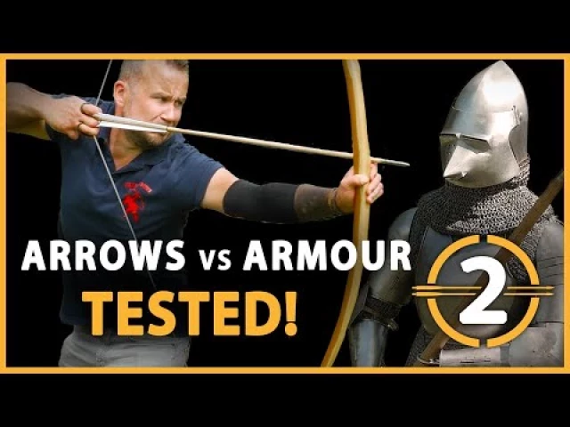 ¿Qué tal resistían en realidad las armaduras medievales frente a las flechas? Esta recreación histórica permite verlo [ENG]