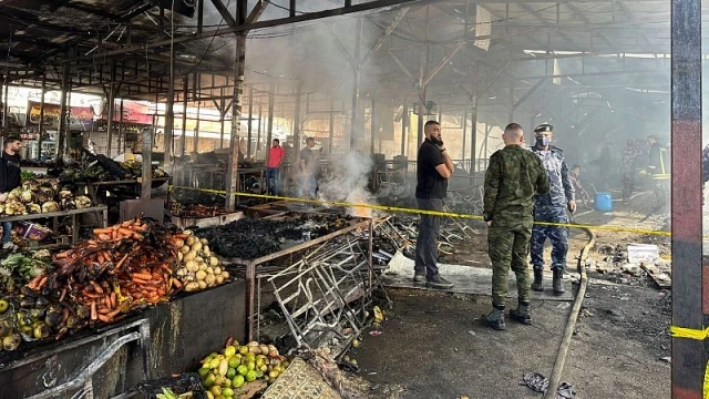 Un asalto israelí provoca un incendio en el mercado central de Ramala