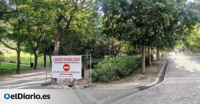 Almeida convierte en un “eventódromo” un parque público de Madrid y lo alquila para festivales a pesar de las quejas vecinales