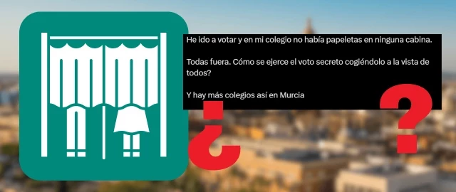 Qué sabemos sobre la ausencia de papeletas en las cabinas de votación de Murcia en las elecciones europeas de 2024