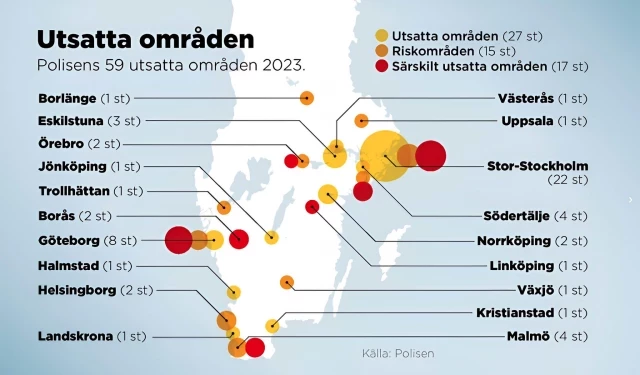 La violencia y el crimen organizado sacuden Suecia