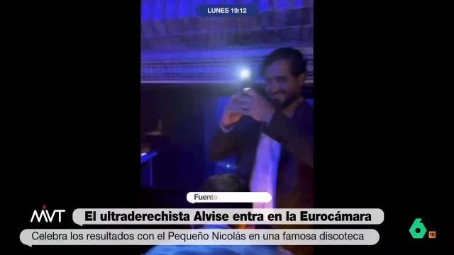 Iñaki López, al ver a Alvise en una discoteca: "Su partido se llama 'Se acabó la fiesta' y lo primero que hace es celebrar una"