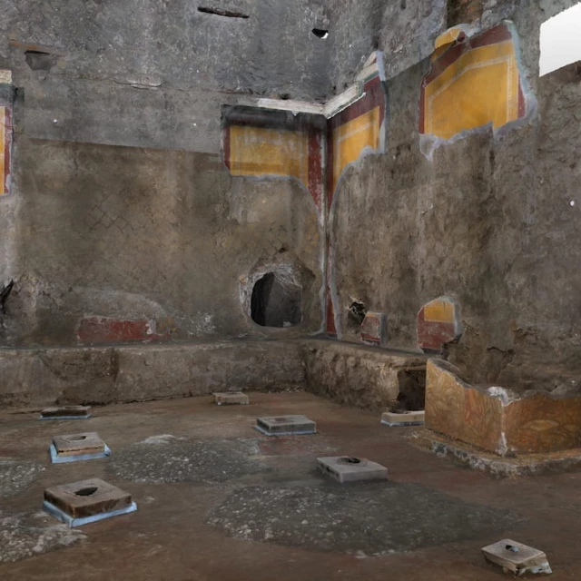 Descubren en Pompeya un sacelio donde se realizaban rituales con un carro ceremonial