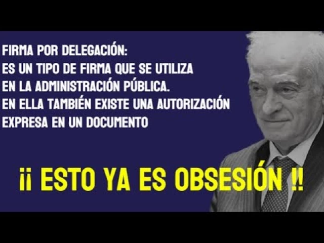 El Juez Peinado no sabe que es firmar por PD (Por delegación)