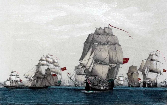 El apresamiento de medio centenar de buques por la escuadra de Luis de Córdoba 