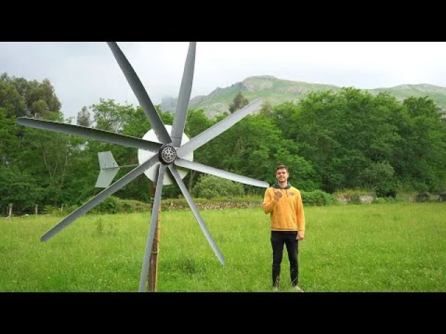 Vídeo de Alberto HROM sobre cómo construir tu propio aerogenerador