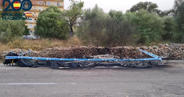 Tres menores queman sus libros al acabar el curso y provocan un incendio en Palma