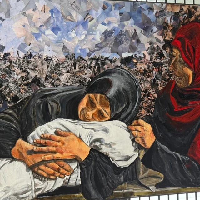 Artistas de Massamagrell denuncian el veto de Vox a un cuadro de Gaza en una exposición