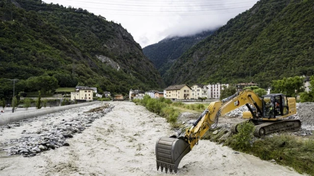 Lluvias torrenciales, inundaciones y vientos huracanados en Suiza y Polonia