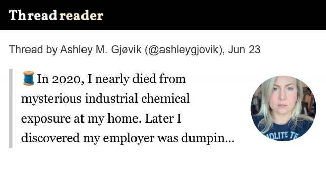 En 2020 casi muero por exposición a gases químicos en mi casa, el origen era mi empleador, APPLE.  [ENG]