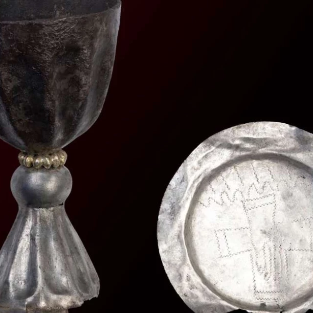 Descubren un misterioso ajuar eucarístico y monedas de plata en Hungría