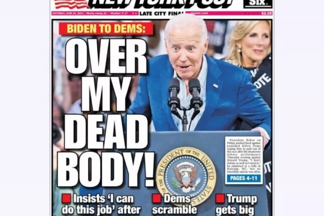 El debate sobre la candidatura de Biden, en las portadas de los medios estadounidenses